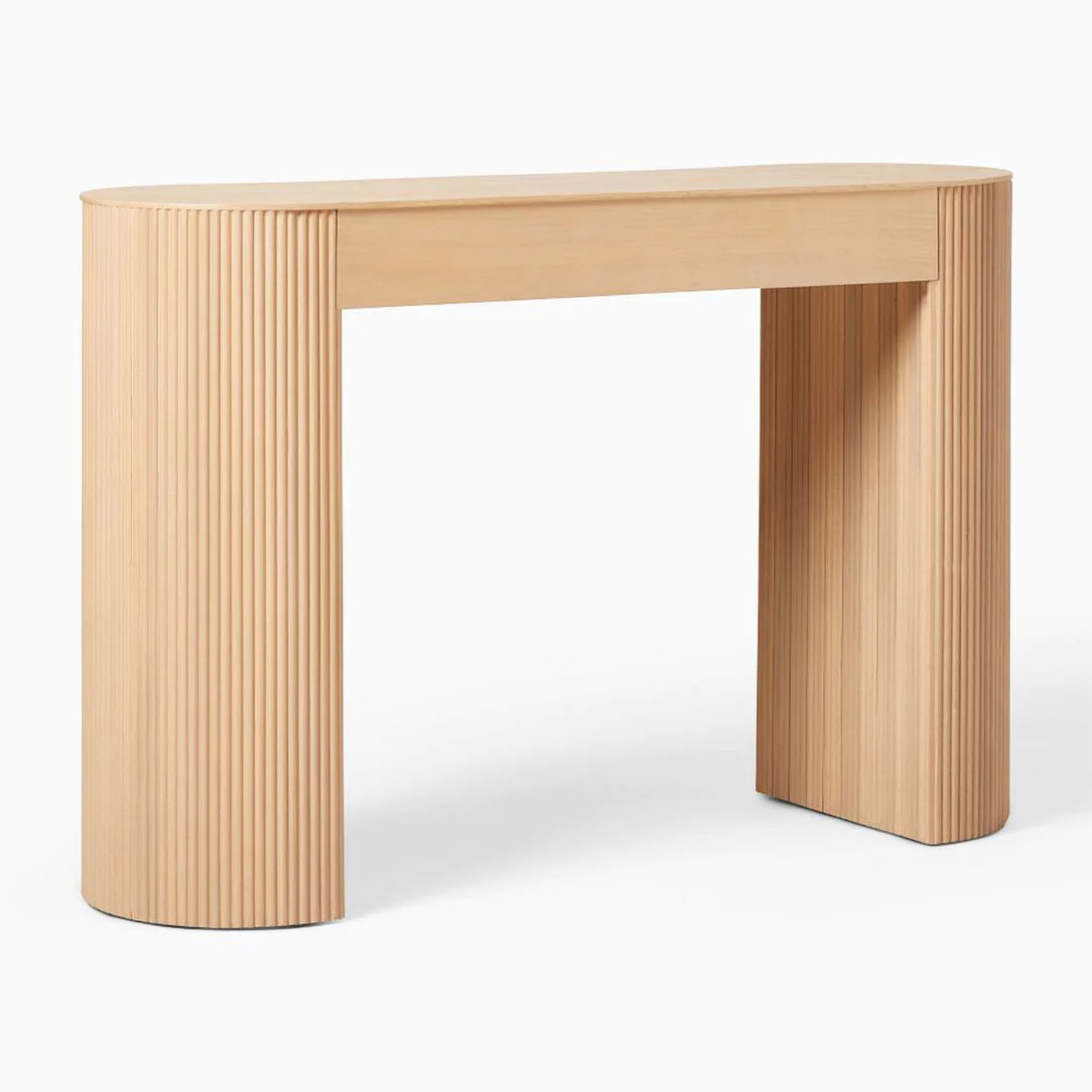 Textured Storage Console Table