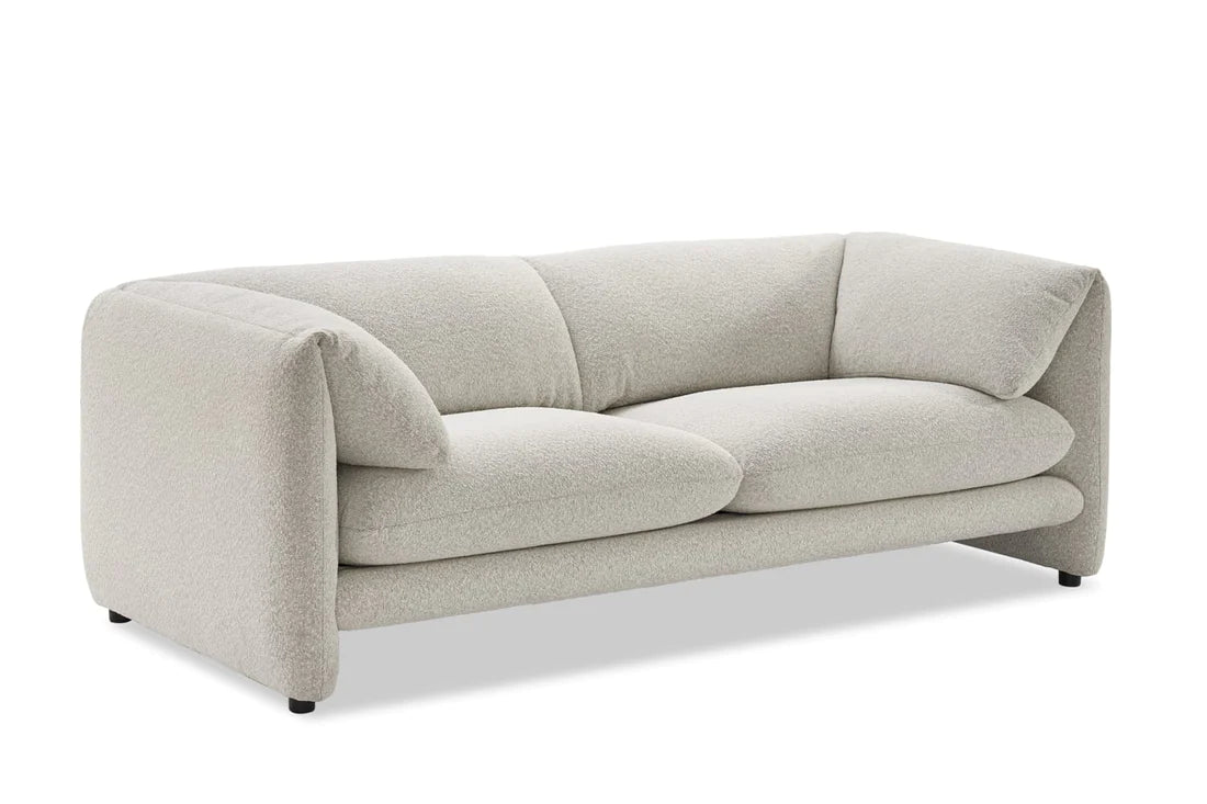 3 Seater Modern Sleek Design Luxurious Sofa Grey