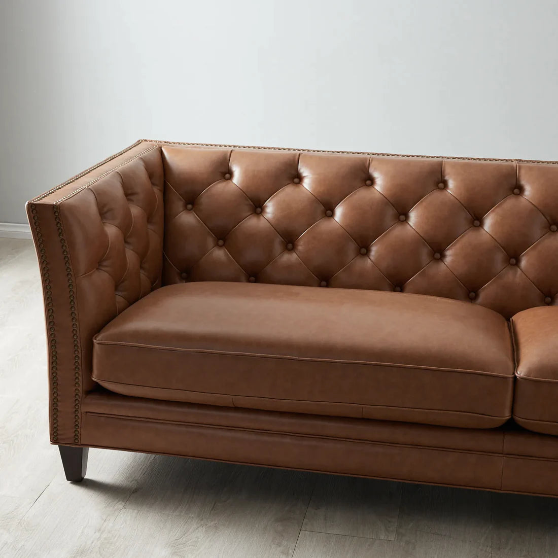 3 Seater Vintage Chesterfield Sofa Tan